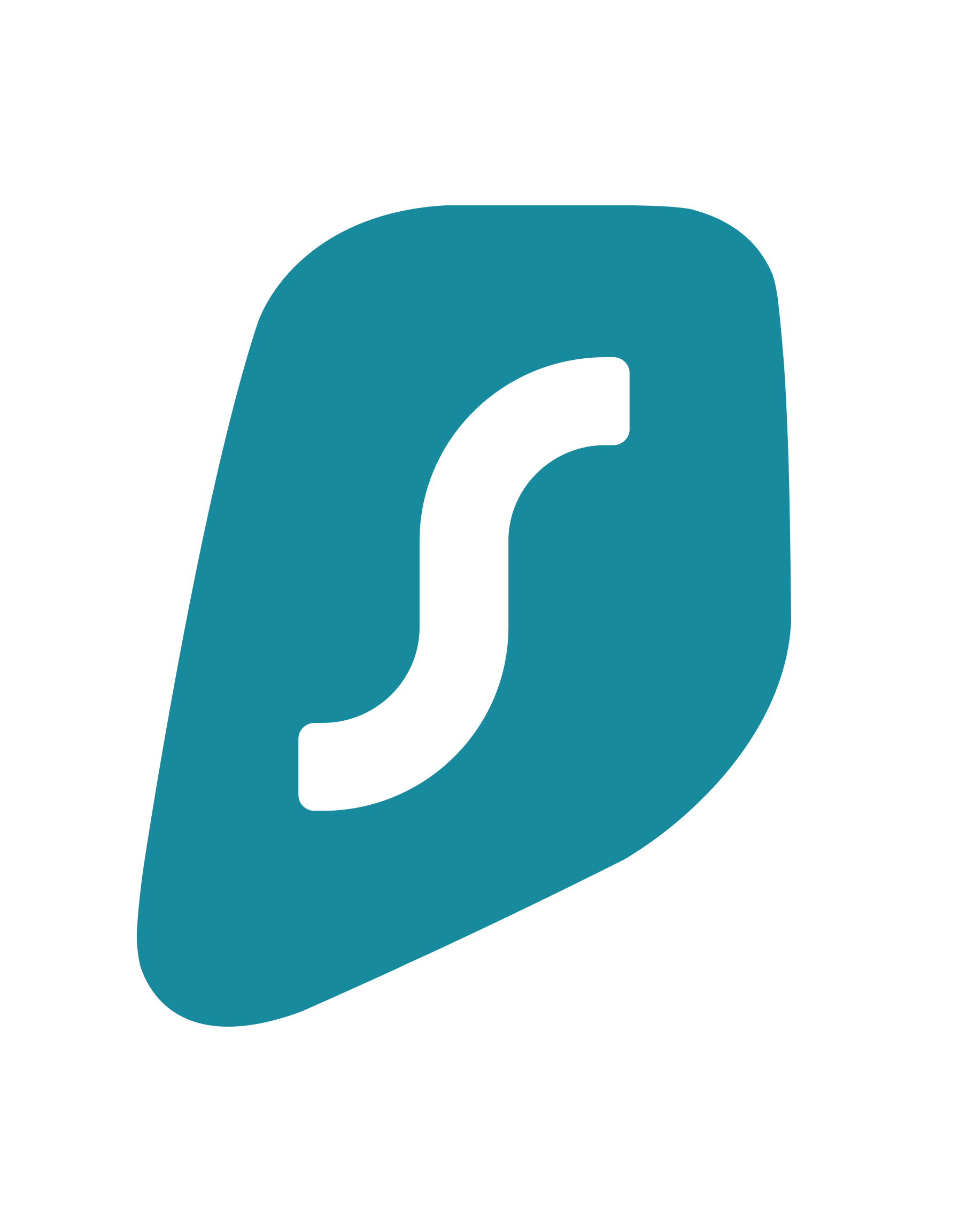 Surfshark farbiges Logo